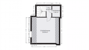 Grundriss Dachgeschoss