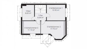 Grundriss Obergeschoss