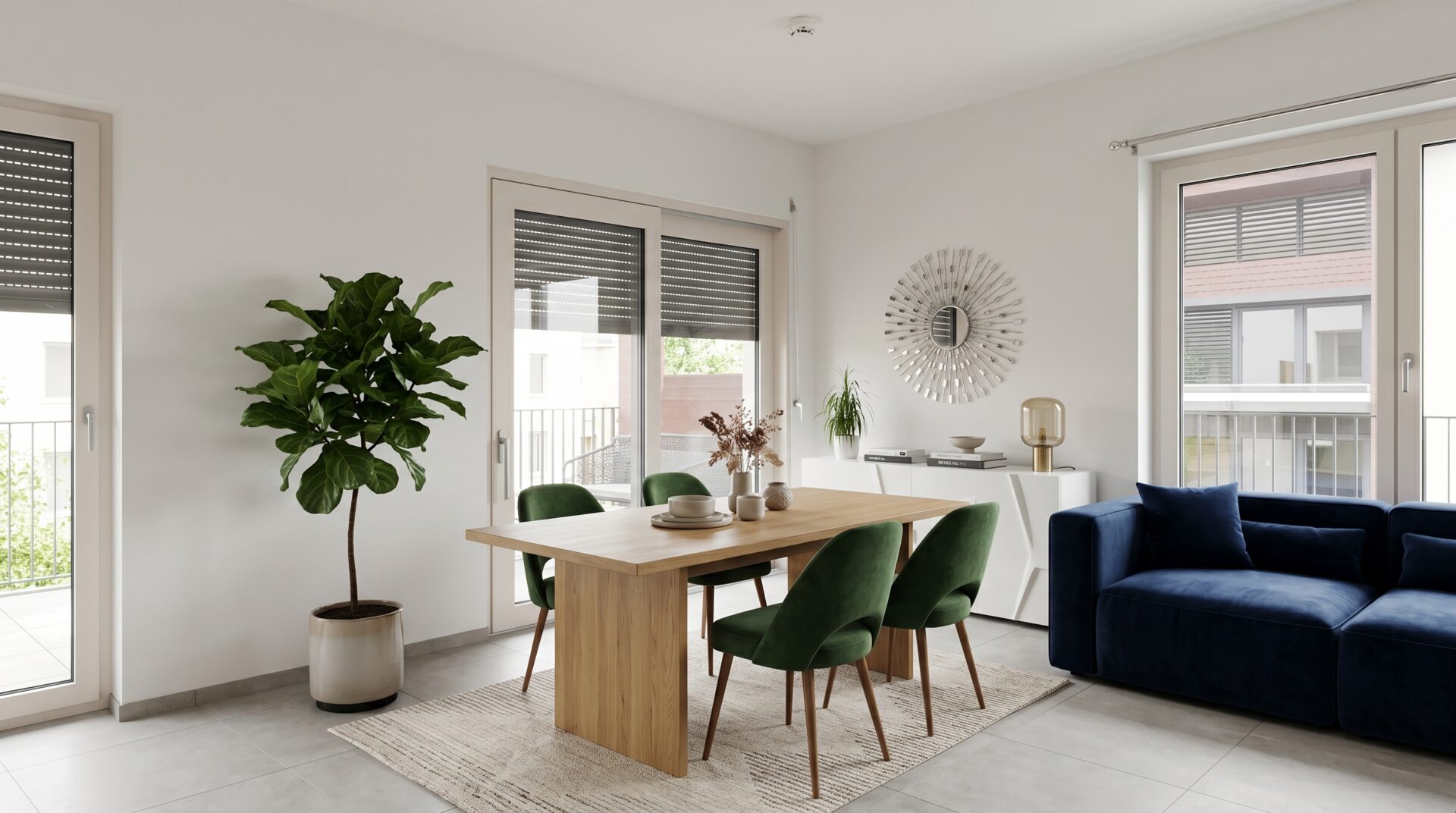 Wohnzimmer (Muster-Visualisierung)