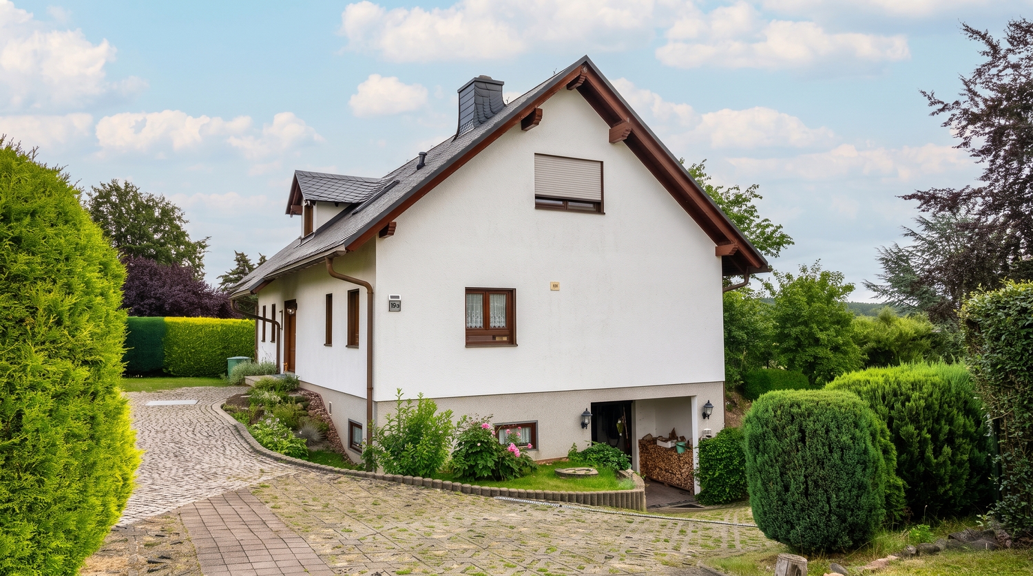 Hausansicht Einfahrt
