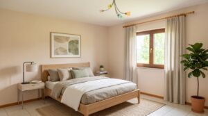 Schlafzimmer (KI modifiziert)