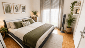 Schlafzimmer (KI modifiziert)